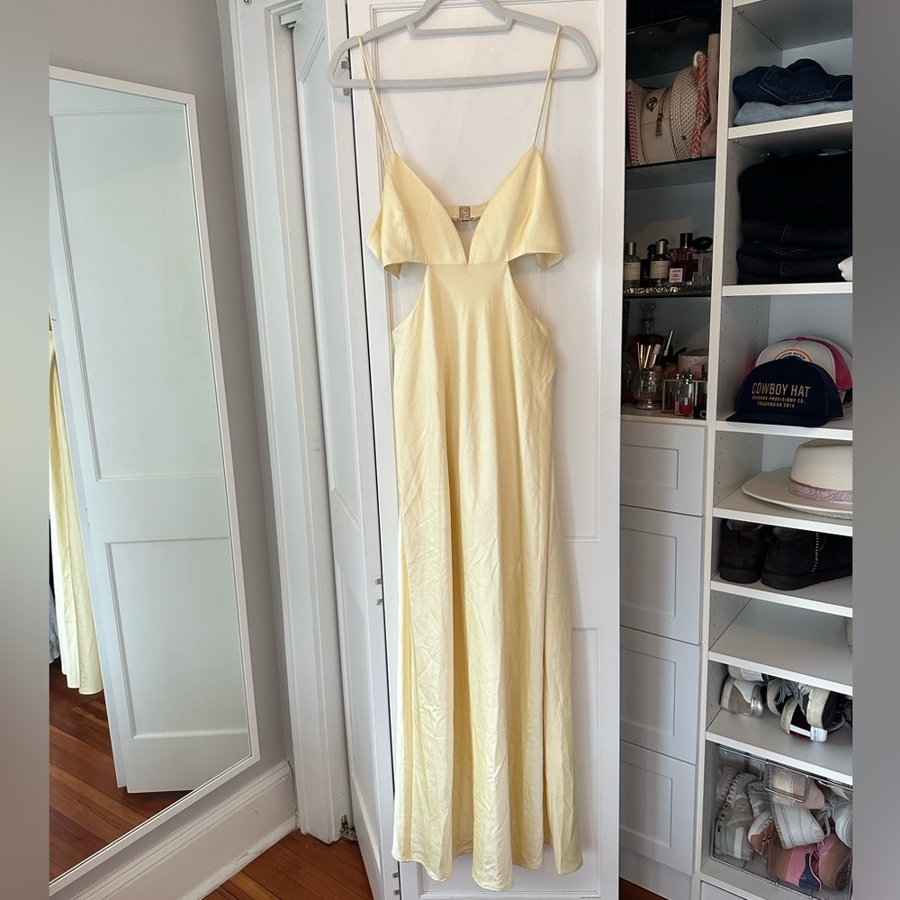 NWT Significant Other Jacy Dress in Butter (Soft Yellow) Size 12